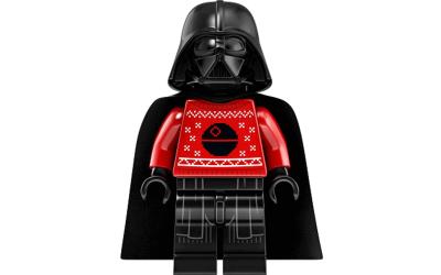 LEGO Star Wars Darth Vader - Red Christmas Sweater with Death Star (sw1121)