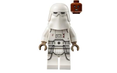 LEGO Star Wars Snowtrooper - Male, Reddish Brown Head, Grimace (sw1179)