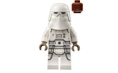 LEGO Star Wars Snowtrooper - Female, Printed Legs, Reddish Brown Head, Open Mouth Smirk (sw1180)
