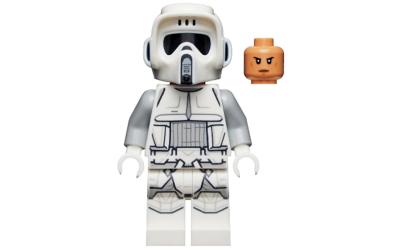 LEGO Star Wars Imperial Scout Trooper - Female, Nougat Head (sw1182)