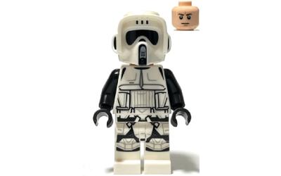 LEGO Star Wars Imperial Scout Trooper - Male, Dual Molded Helmet, Dark Brown Eyebrows (sw1265)
