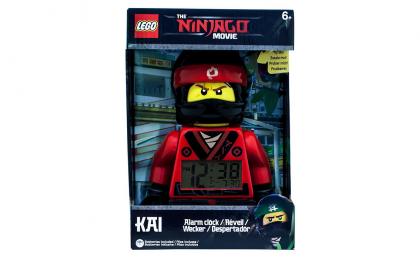 лего Часы LEGO NINJAGO Movie Настольные часы "Кай" 5005367