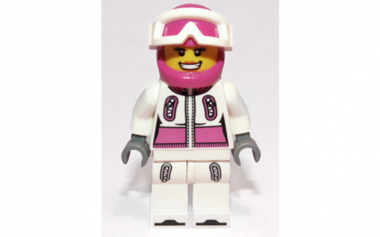 лего Snowboarder - Minifigure only Entry col039
