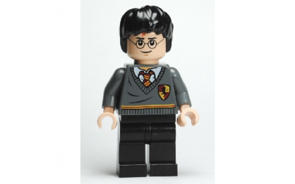 лего Harry Potter, Gryffindor Stripe and Shield Torso, Black Legs hp094
