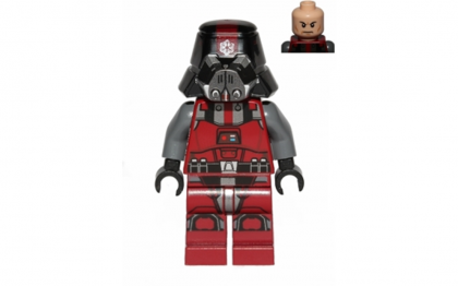 лего Sith Trooper - Dark Red Outfit sw0436