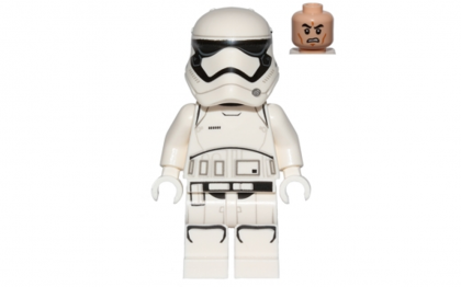 лего First Order Stormtrooper (Rounded Mouth Pattern) sw0667