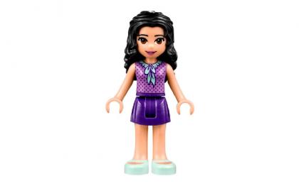 лего Emma, Dark Purple Skirt, Medium Lavender Top, Light Aqua Shoes frnd248
