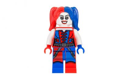 лего Harley Quinn - Blue and Red Hands and Pigtails sh260-used
