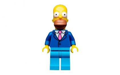 лего Homer Simpson with Tie and Jacket sim028-used