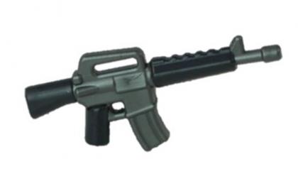 лего Винтовка M16 двухцветная M16ReloadedOvermolded=BlackandGunmetal