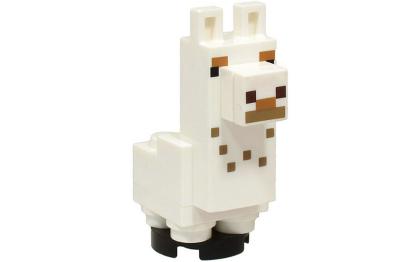 лего Alpaca / Llama - Baby, White with Dark Tan Spots/Not applicable minellama05