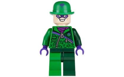 лего The Riddler - Green and Dark Green Zipper Outfit sh088