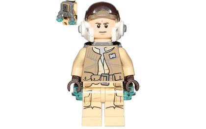 лего Rebel Trooper - Rebel Helmet, Jet Pack sw0690-used