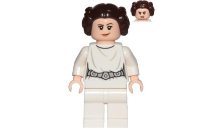 лего Princess Leia - White Dress, Detailed Belt sw0994