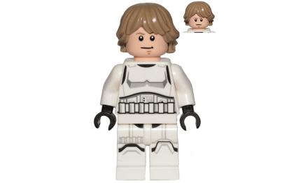 лего Luke Skywalker - Stormtrooper Outfit, Printed Legs sw1203