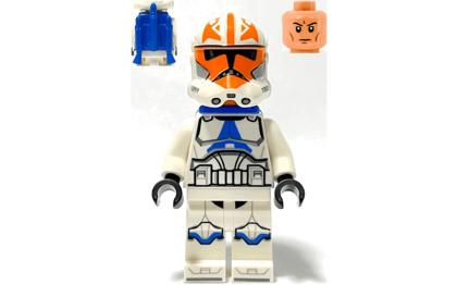 лего Clone Trooper - 501st Legion, Togruta Markings, Blue Jet Pack sw1276